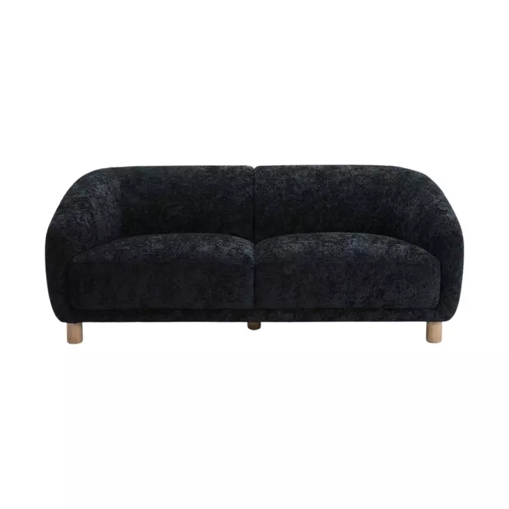 Kolvere Black 68" Loveseat