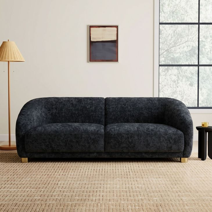 Kolvere Black 88" Sofa