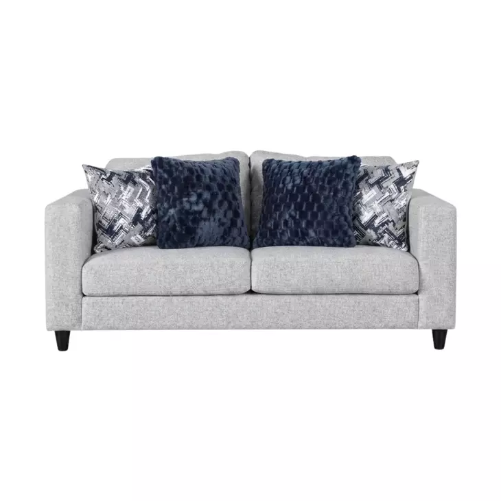 Harlow Light Gray 67" Loveseat