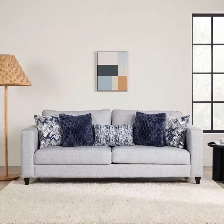 Harlow Light Gray 87" Sofa