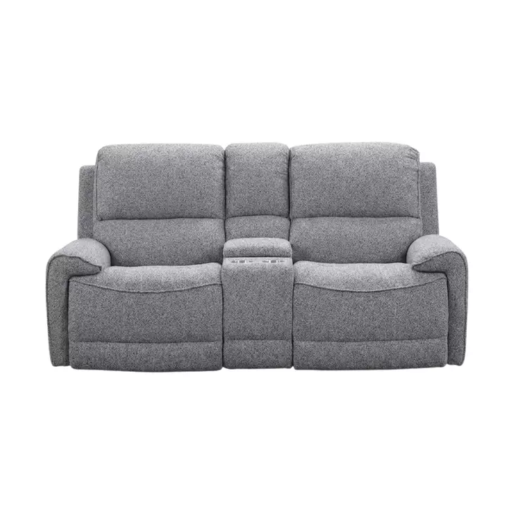 Morcote Gray 73" Power Reclining Loveseat with USB Charging