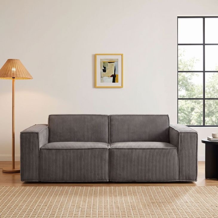Kimara Dark Gray 81" Loveseat