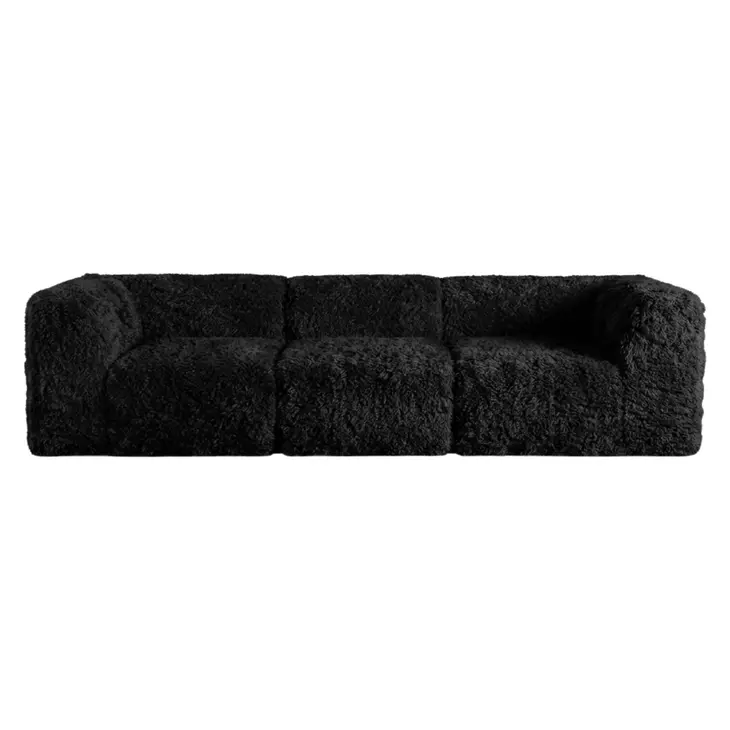 Nappi Black 107" Modular Sofa