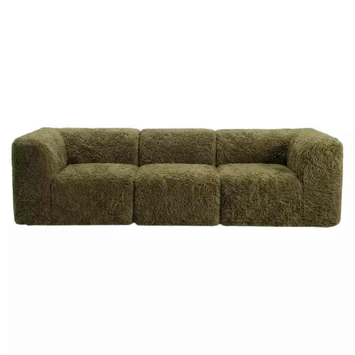 Nappi Olive Green 107" Modular Sofa