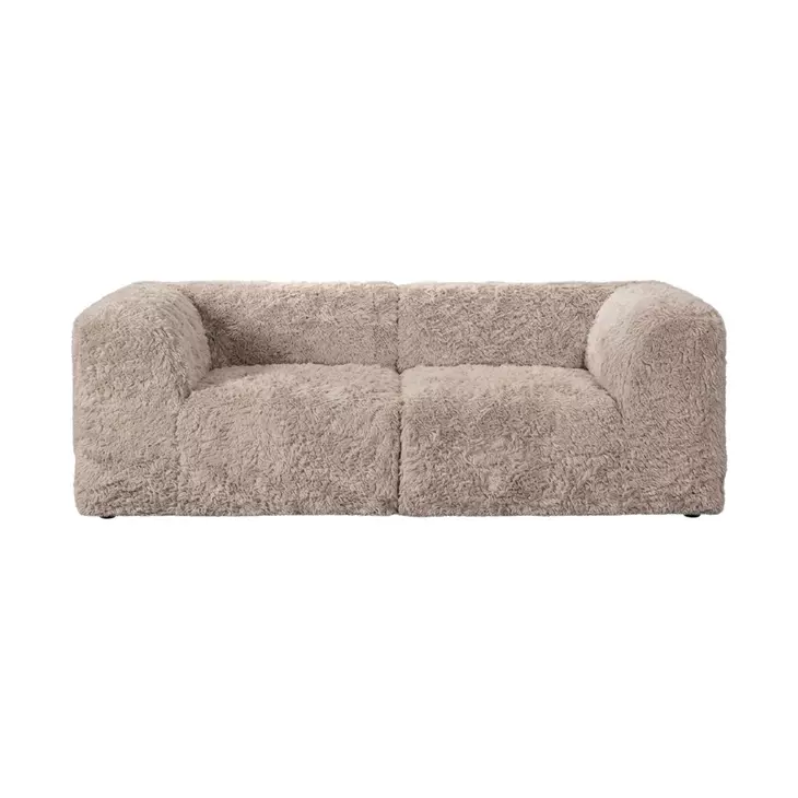 Nappi Taupe 80" Modular Loveseat