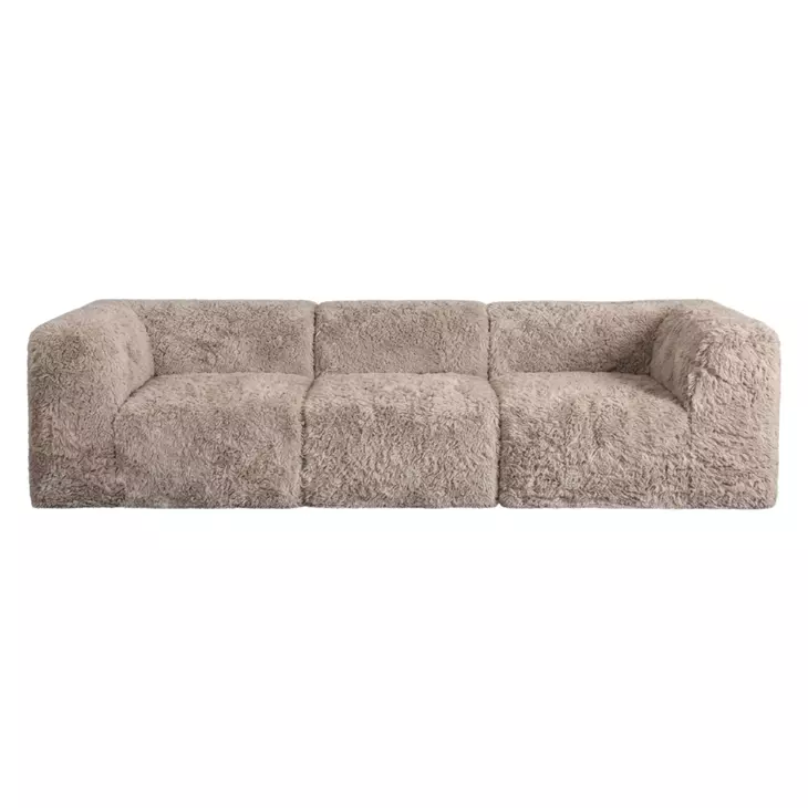 Nappi Taupe 107" Modular Sofa