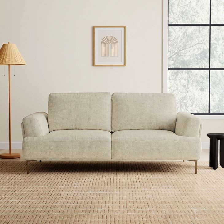 Gladbach Light Brown 65" Loveseat