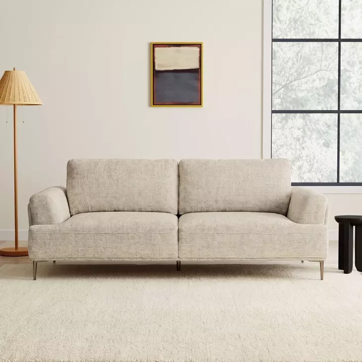 Gladbach Light Brown 81" Sofa