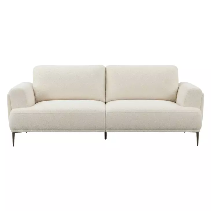 Gladbach Linen White 81" Sofa