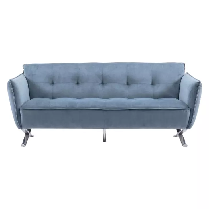 Civellutino Light Blue 80"Sofa