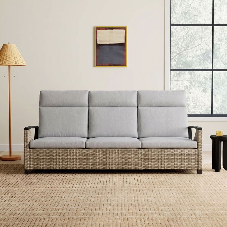 Antigua Multi Colored 77" Outdoor Sofa