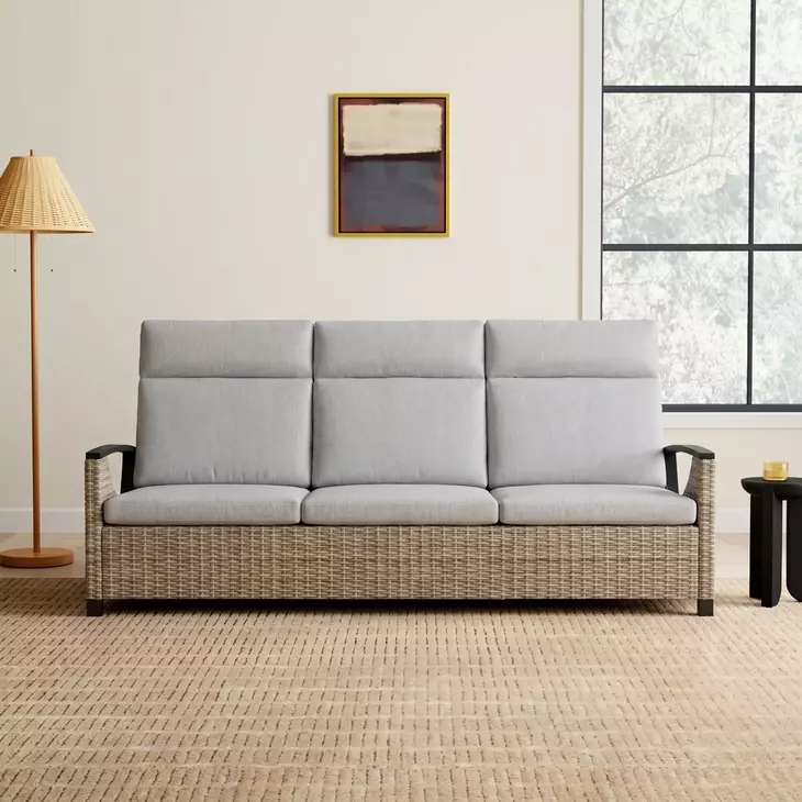 Antigua Multi Colored 77" Outdoor Sofa