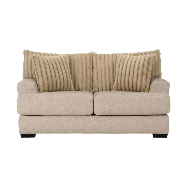Loughlin Light Brown 72" Loveseat