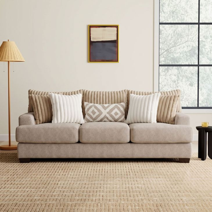 Loughlin Light Brown 98" Sofa