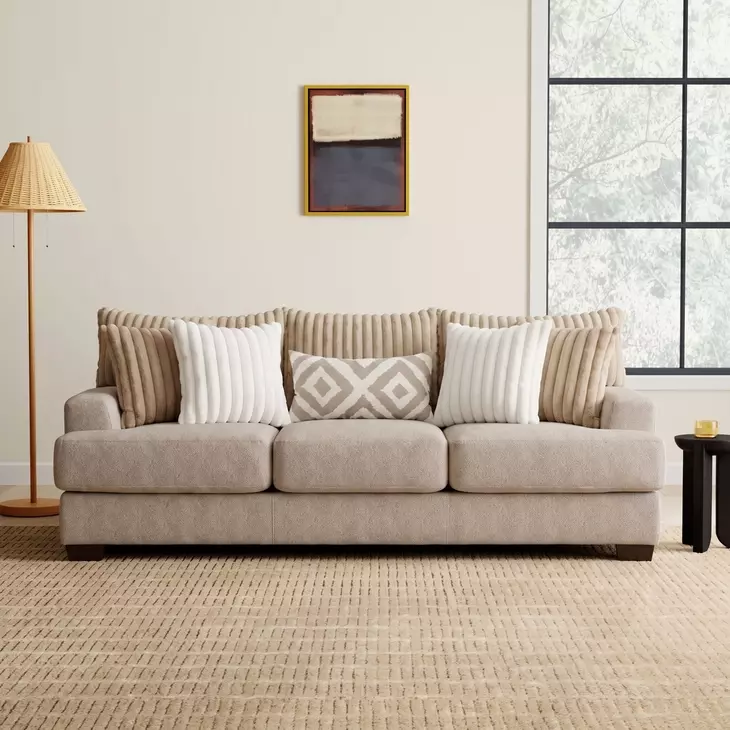 Loughlin Light Brown 98" Sofa