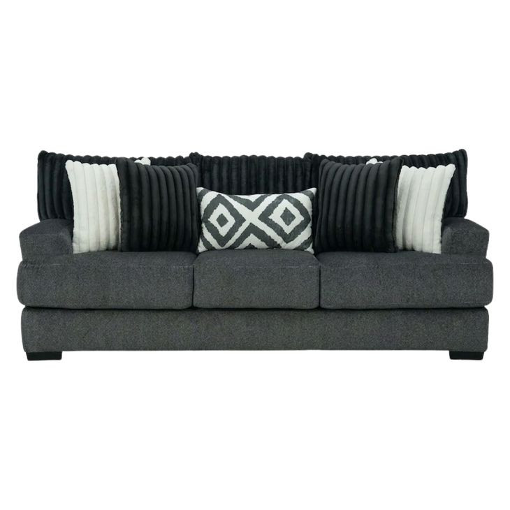 Loughlin Gun Metal 98" Sofa