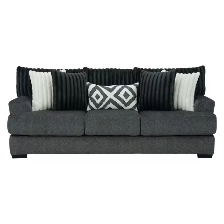 Loughlin Gun Metal 98" Sofa