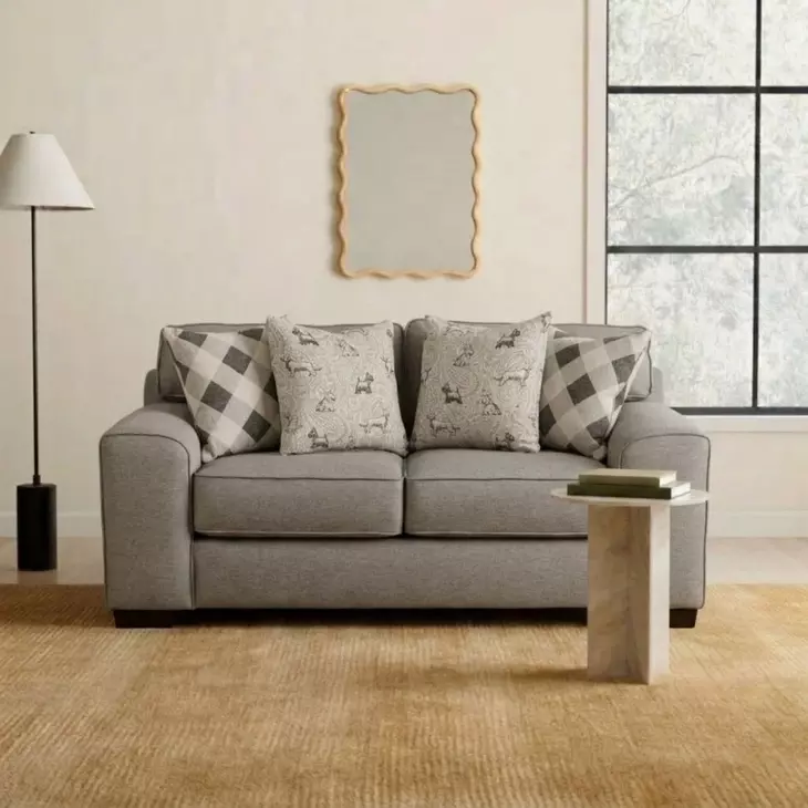 Newry Gray 75" Loveseat
