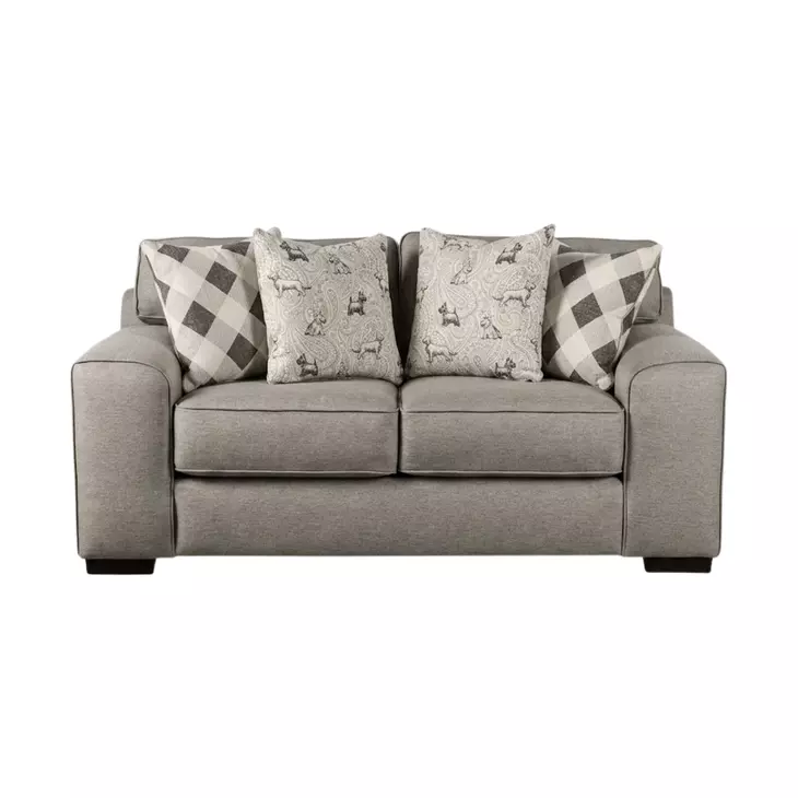 Newry Gray 75" Loveseat