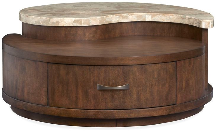 Mcpherson Burnt Umber Round Occassional Table Set