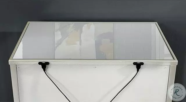 Eliora Silver Nightstand