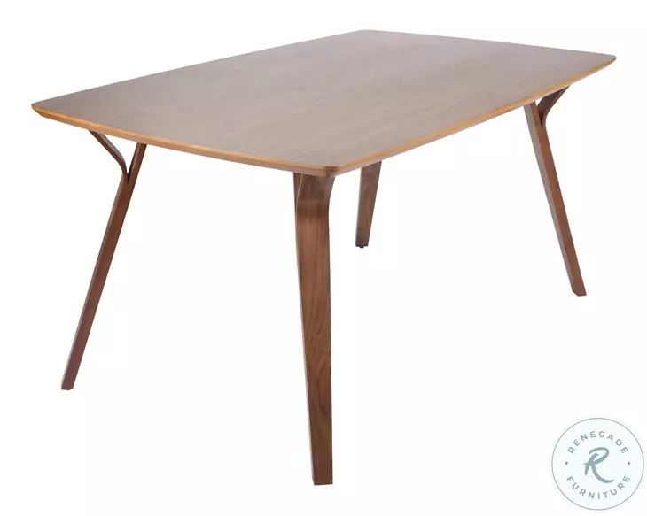 Folia Walnut Wood Dining Table