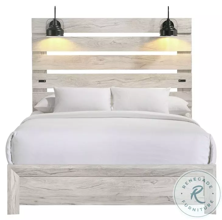 Tarrant White Queen Panel Bed