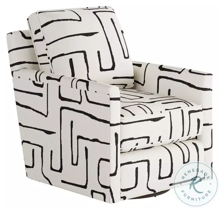 Fossil Ebony Track Arms Swivel Glider