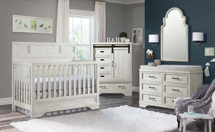 Foundry White Dove 5 Drawer Chifferobe
