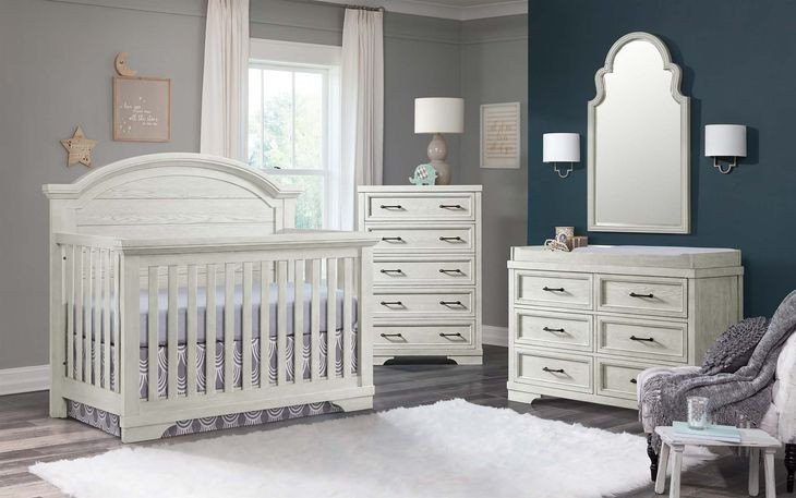 Foundry White Dove 5 Drawer Chest