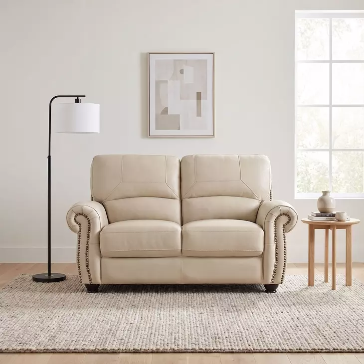 Foxborough Cream 63" Loveseat