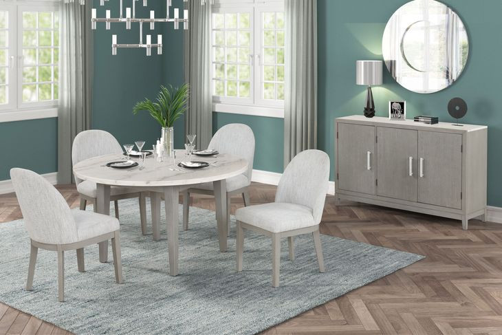 Essence Beige Upholstered Dining Side Chair