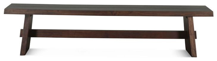 Acadia Coffee Bean 79" Dining Bench
