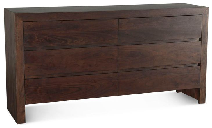 Acadia Coffee Bean 6 Drawer Dresser