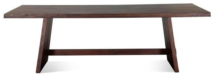 Acadia Coffee Bean 94" Rectangular Dining Room Set