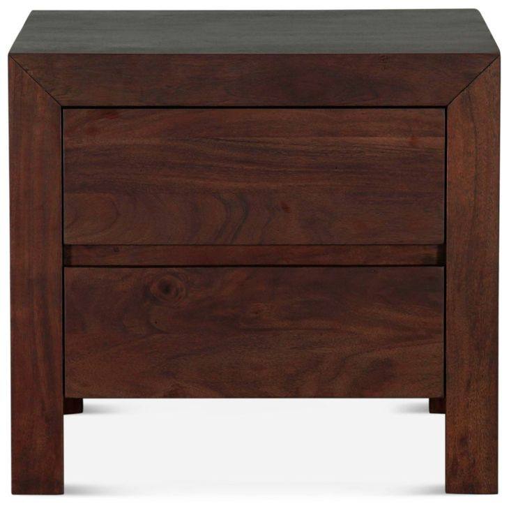 Acadia Coffee Bean 2 Drawer Nightstand
