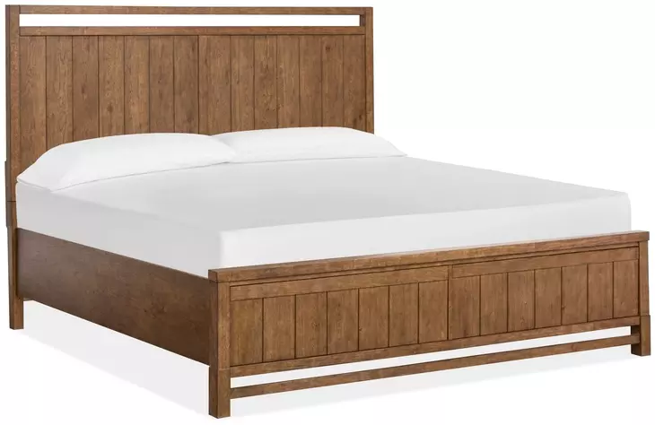 Conway Honey Wheat King Panel Bed