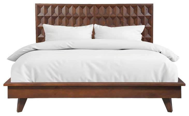 Lisbon Royal Brown King Platform Bed