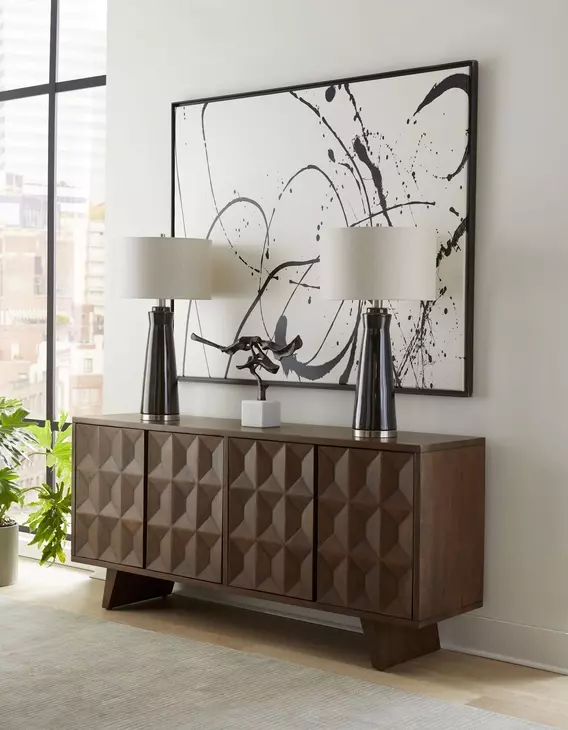 Lisbon Royal Brown 6 Drawer Dresser