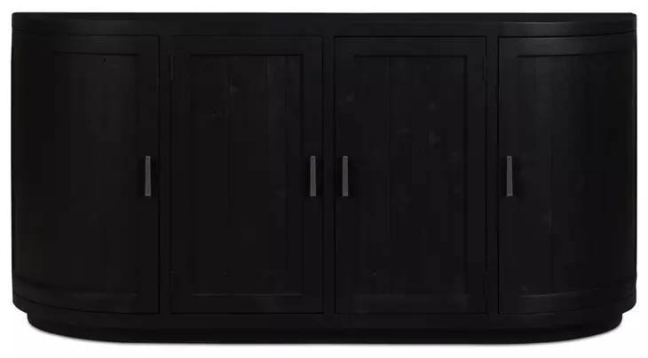 Nicola Black 4 Door Sideboard