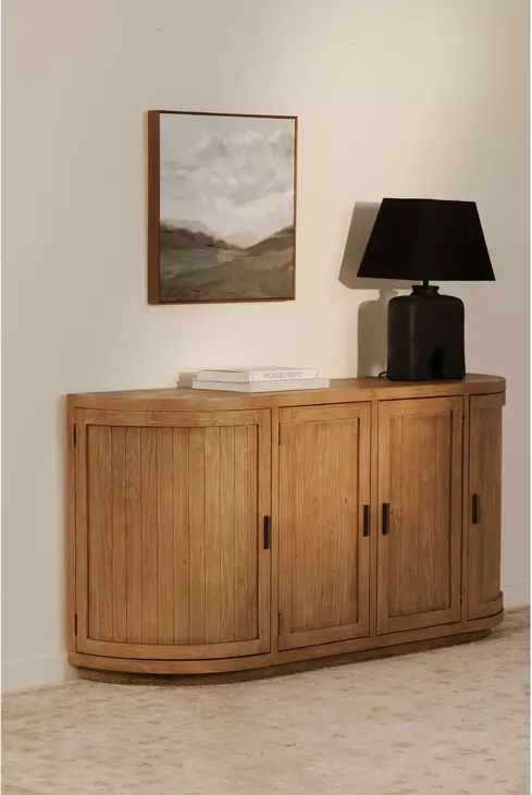 Nicola Natural 4 Door Sideboard