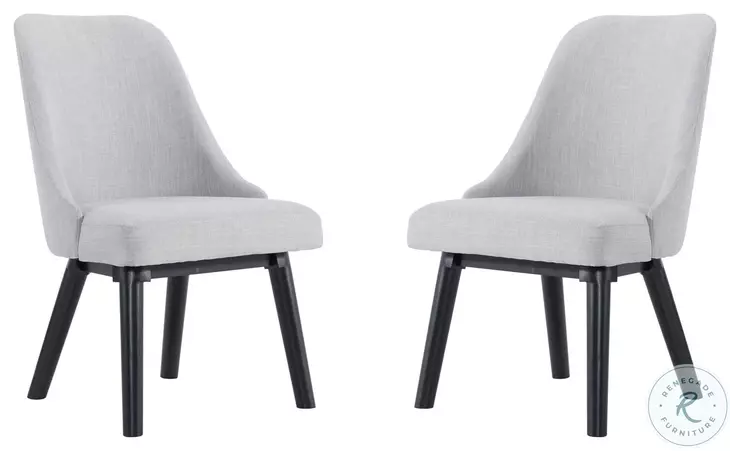 Foundry Brushed Pewter Side Chair Set of 2