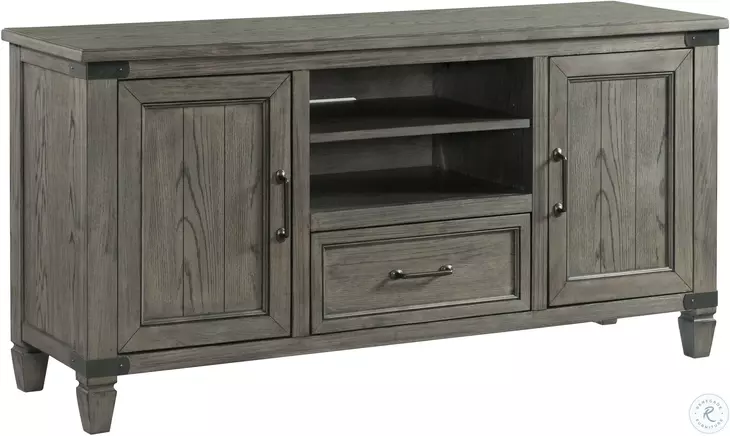 Foundry Brushed Pewter 60" Media Console