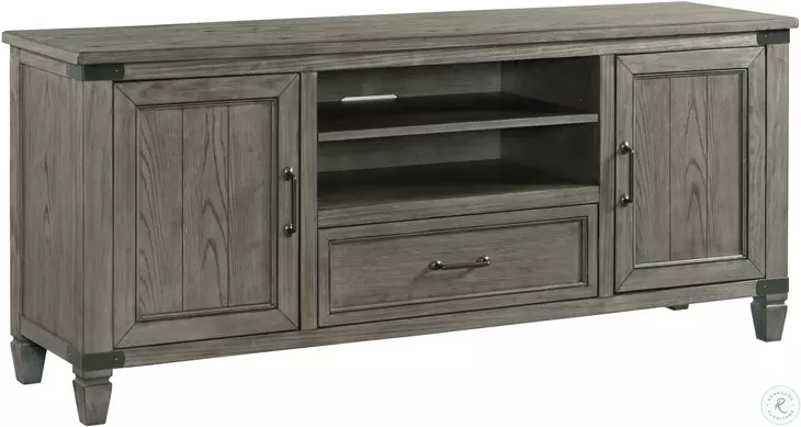 Foundry Brushed Pewter 70" Media Console