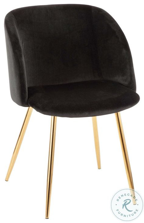Luna Black Fran Dining Chair Set Of 2