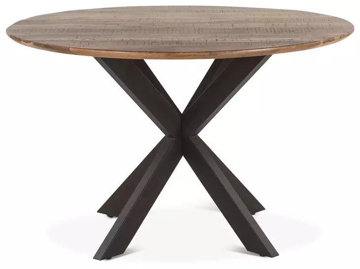 Santa Margherita Matte Black 48" Round Dining Table