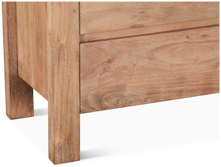 Mesa Brushed Acacia 6 Drawer Dresser