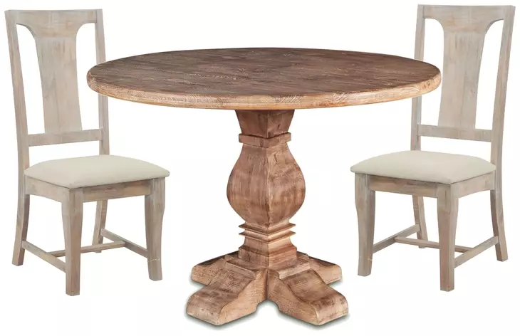 Pengrove Antique Oak 48" Round Gathering Room Set
