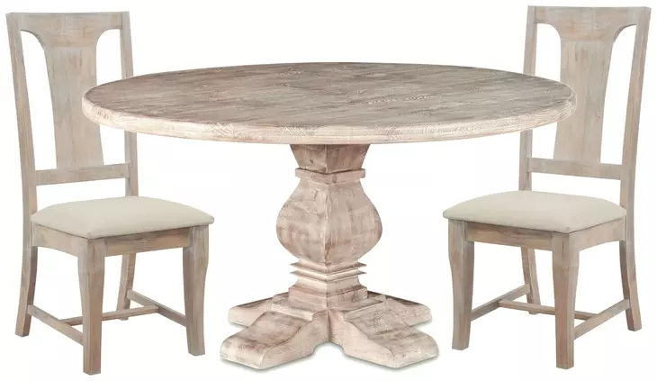 Pengrove Heirloom White 54" Round Dining Room Set