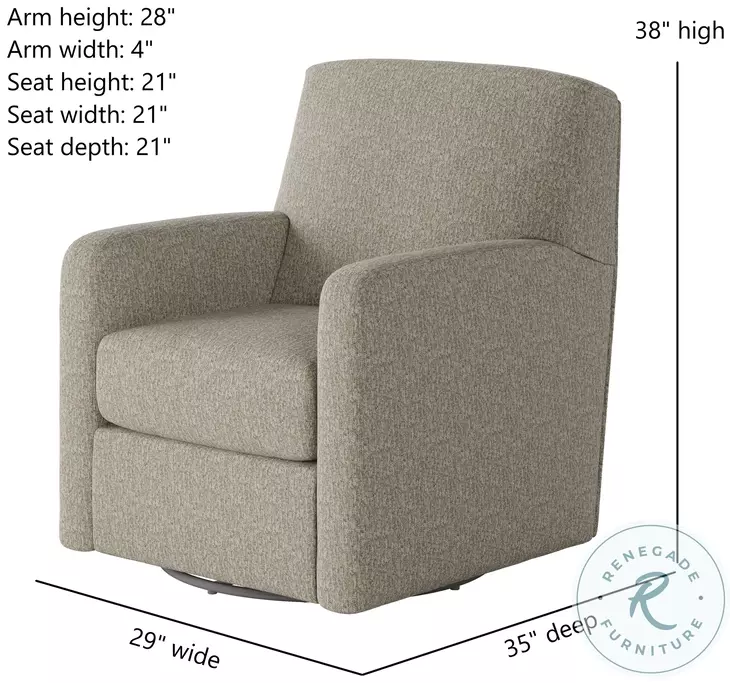 Flash Dance Journey Marble Swivel Glider